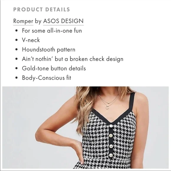 ASOS Wool Romper - Picture 2 of 8